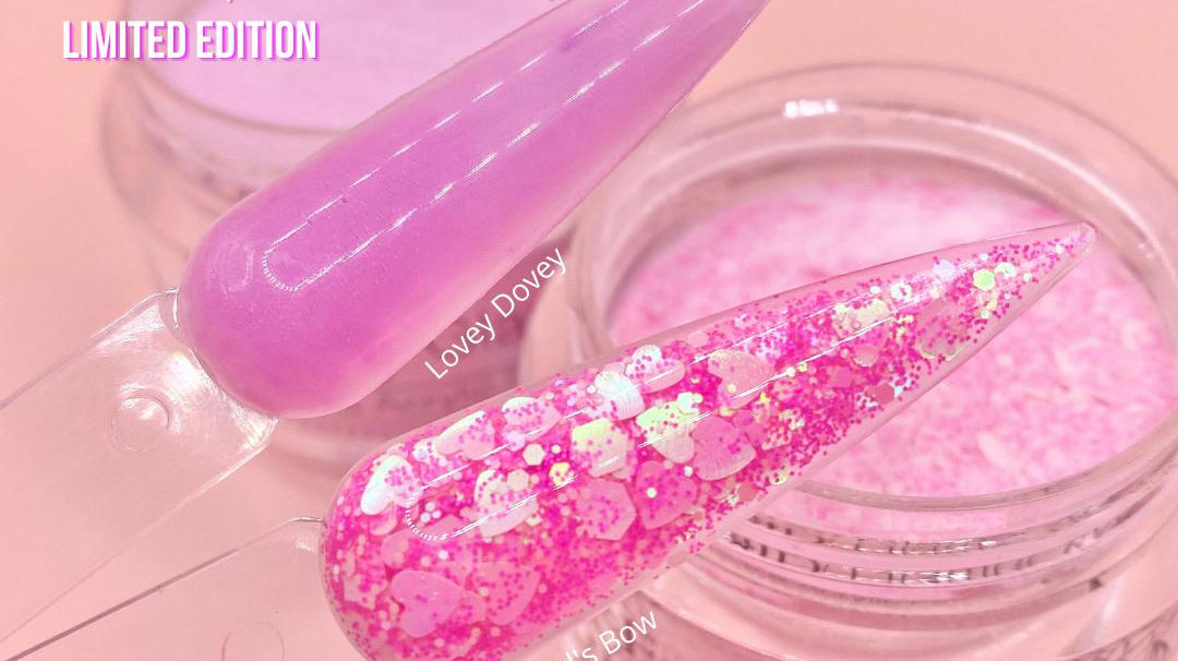 valentines dip nail powder sub box