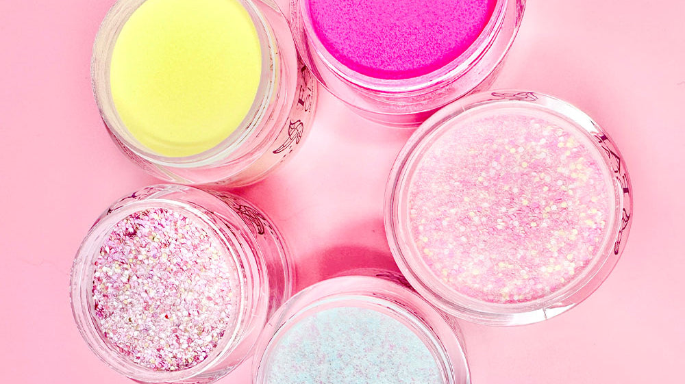 valentines dip nail powder colors