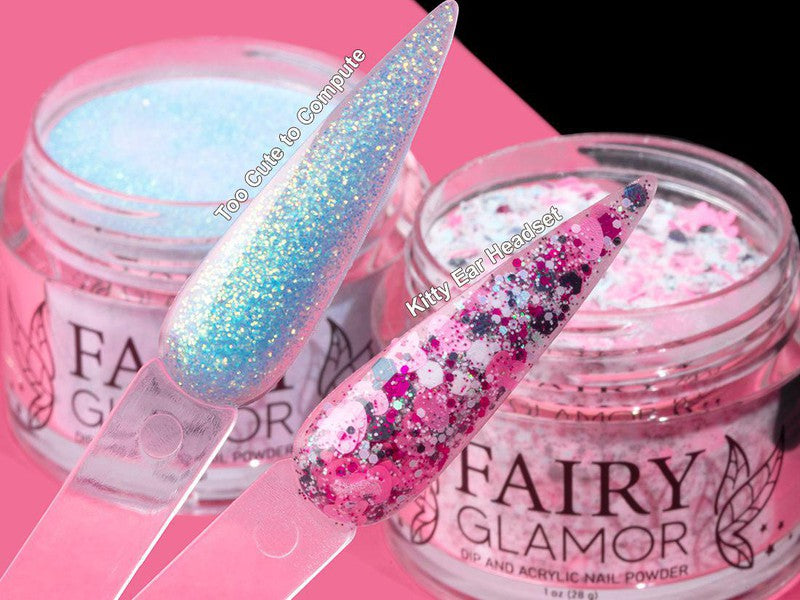 -Glitter-Dip-Nail-Powder-Kitty Ear Headset-Fairy-Glamor