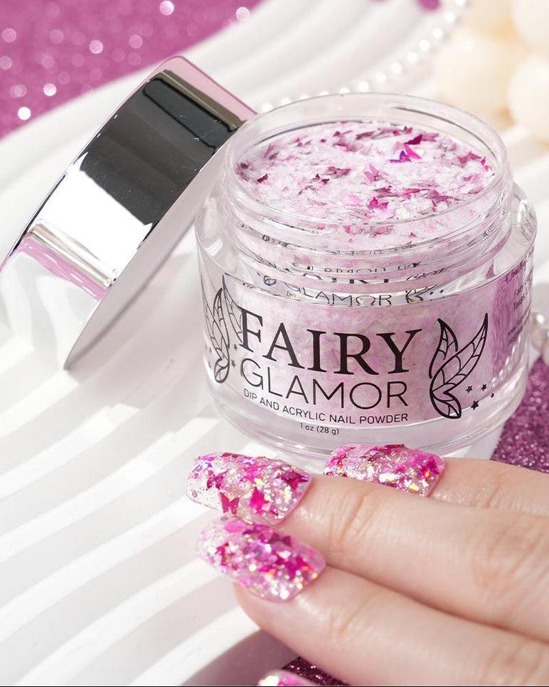 -Glitter-Dip-Nail-Powder-Power in Pink-Fairy-Glamor