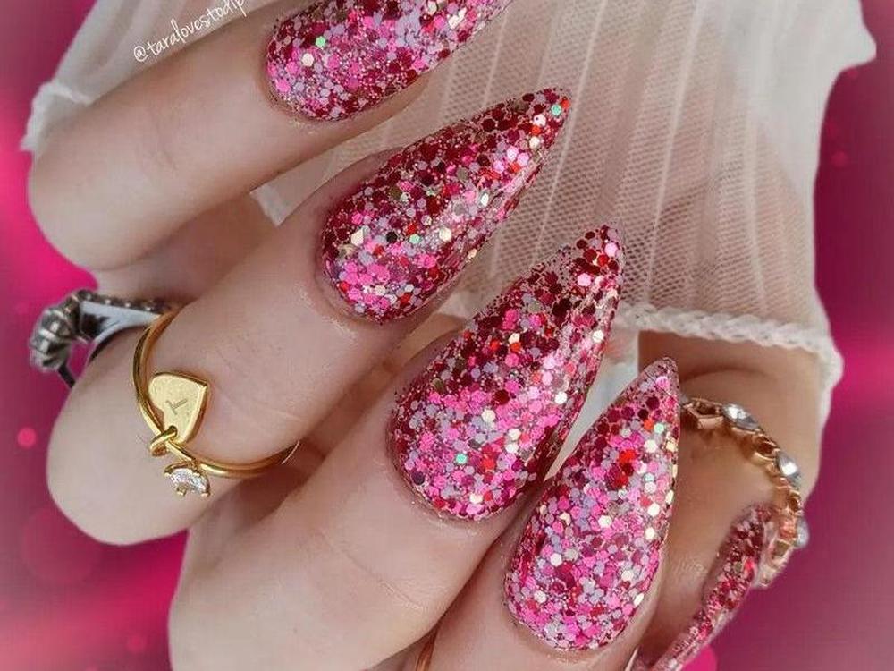 -Glitter-Dip-Nail-Powder-Strawberry Frappe-Fairy-Glamor