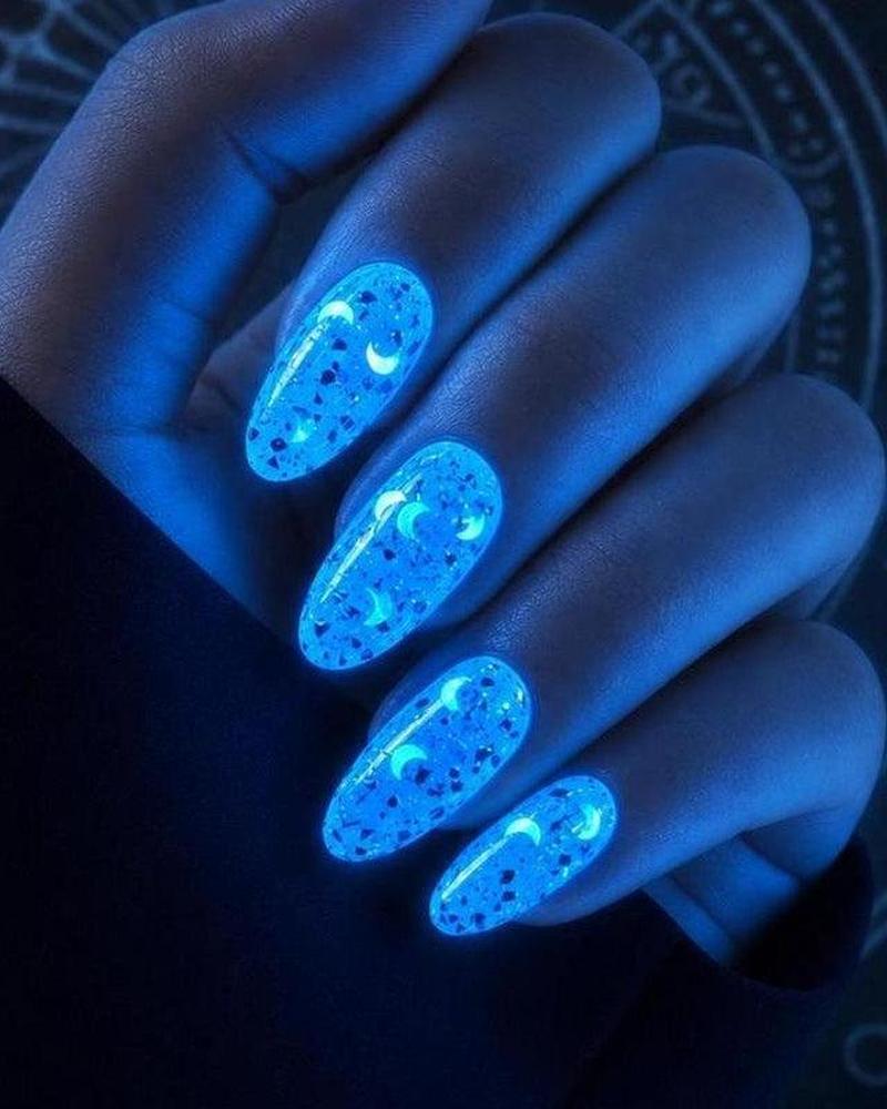 -Glow in the Dark-Dip-Nail-Powder-Arcane Afterparty-Fairy-Glamor