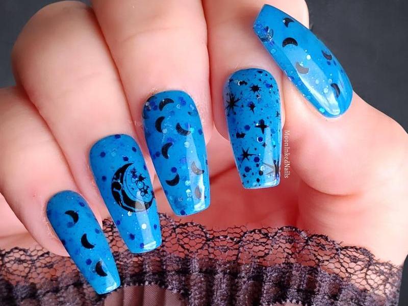 -Glow in the Dark-Dip-Nail-Powder-Lunar Eclipse-Fairy-Glamor