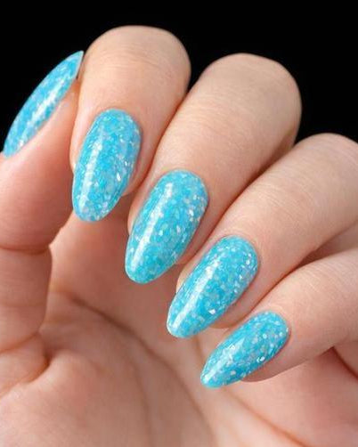 -Glow in the Dark-Dip-Nail-Powder-Threat Level Sparkle-Fairy-Glamor
