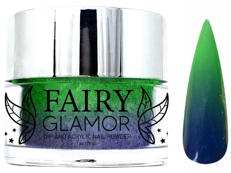 Green-Thermal (Color Changer)-Dip-Nail-Powder-Metamorphosis-Fairy-Glamor