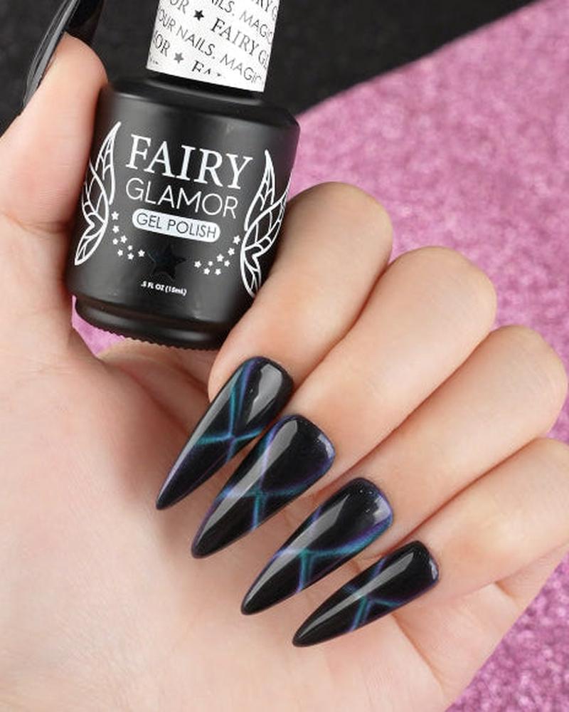 If Looks Could Kill-Cat Eye-Hema-Free-Gel-Nail-Polish-Fairy-Glamor-2