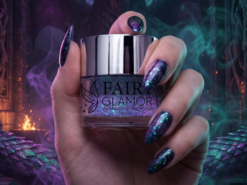 -Matte-Dip-Nail-Powder-Dragon Scales-Fairy-Glamor