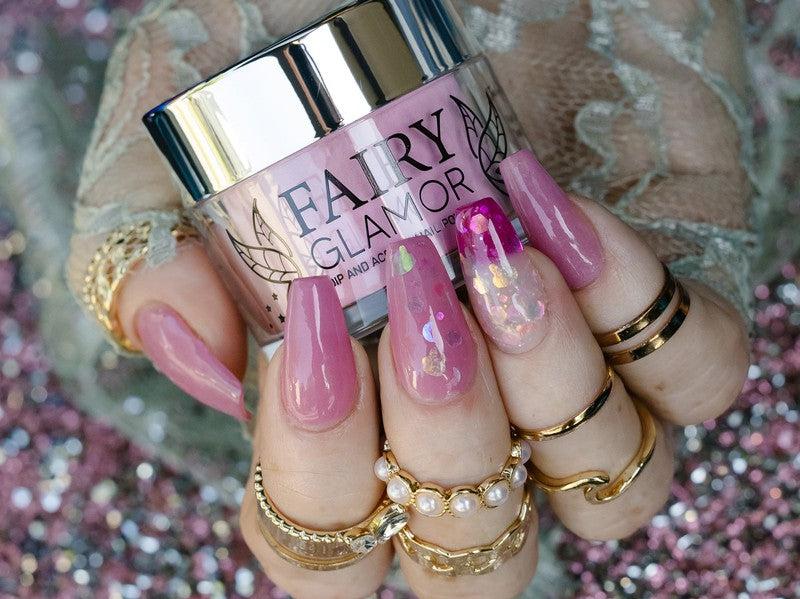 Pink-Glow-Dip-Nail-Powder-Kawaii Crazy-Fairy-Glamor