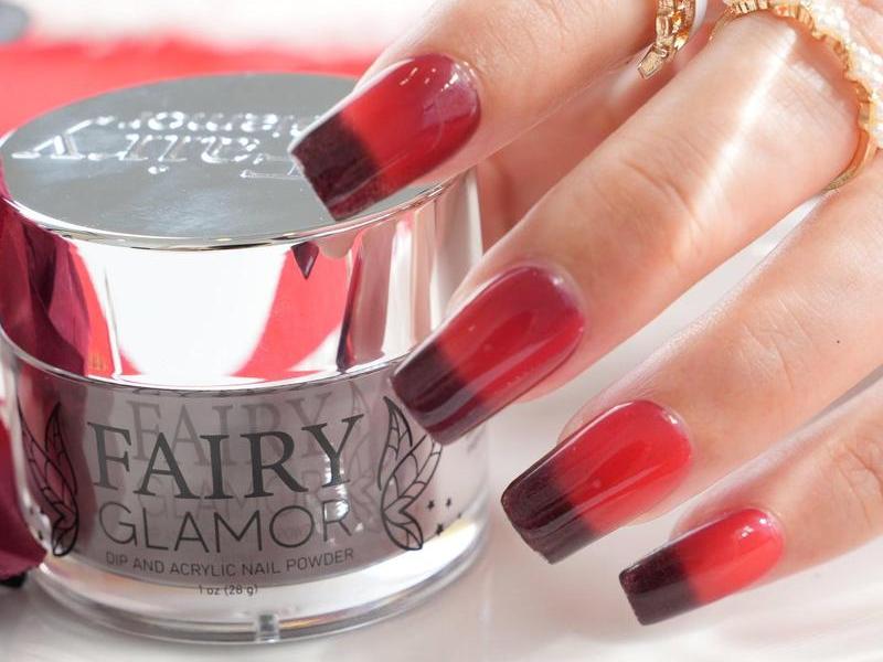 -Thermal (Color Changer)-Dip-Nail-Powder-Black Heart-Fairy-Glamor