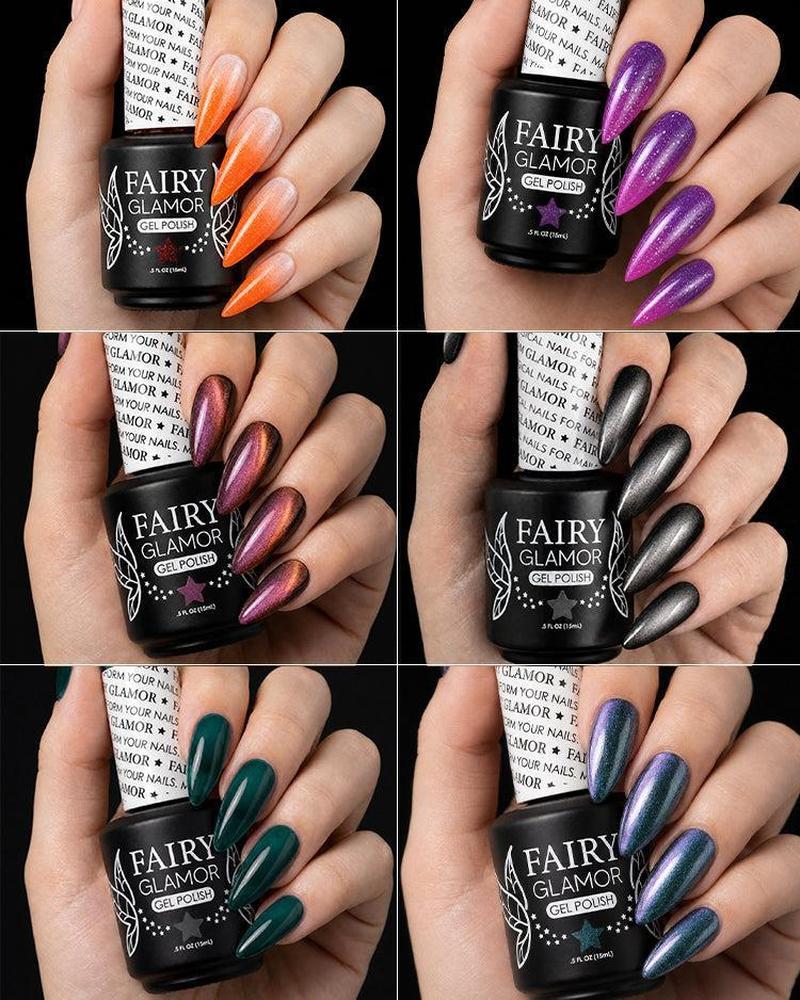 Dark Masquerade Halloween Gel Polish Starter Kit-Fairy Glamor
