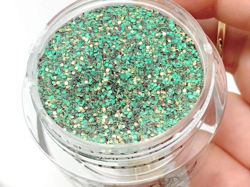 -Glitter-Dip-Nail-Powder-Emerald Gorgon-Fairy-Glamor