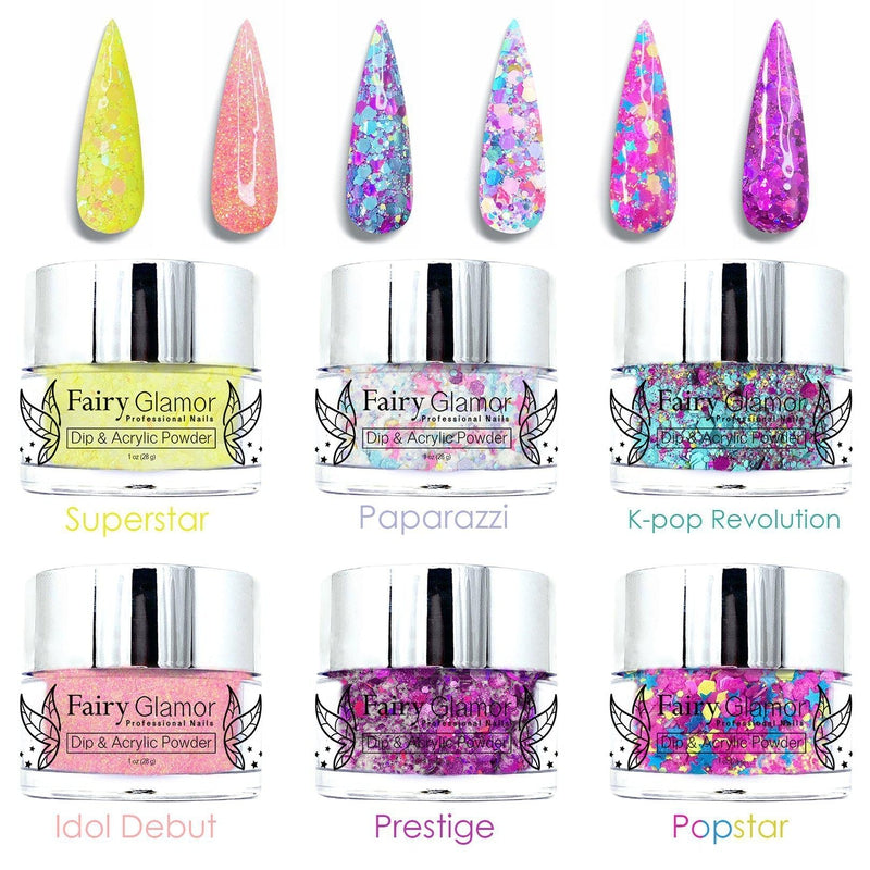 popstar dip nail powder collection