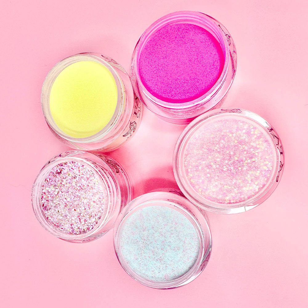 valentines dip nail powder colors