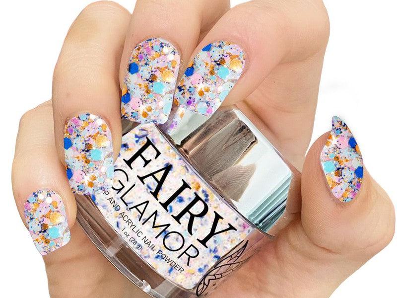 Blue-Glitter-Dip-Nail-Powder-Happily Ever After-Fairy-Glamor