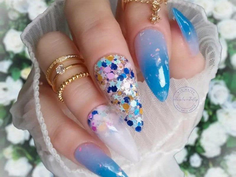 Blue-Glitter-Dip-Nail-Powder-Happily Ever After-Fairy-Glamor