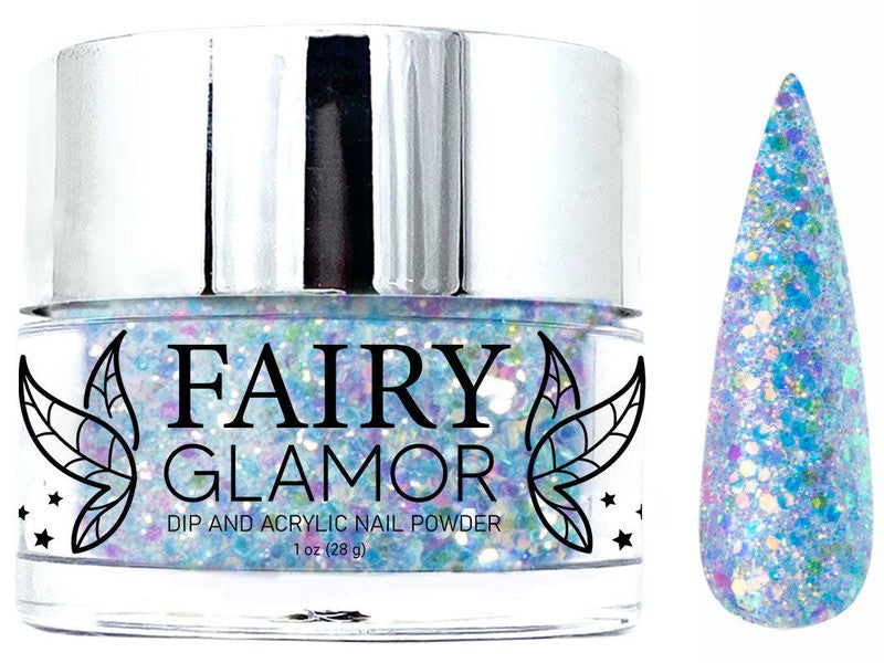 Blue-Glitter-Dip-Nail-Powder-Making Waves-Fairy-Glamor