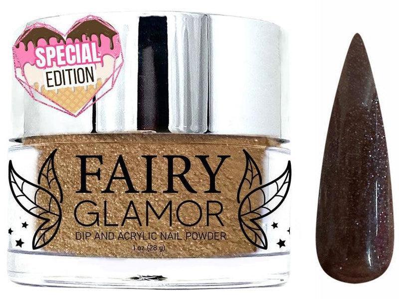 Brown-Glitter-Dip-Nail-Powder-Chocolate Fudge-Fairy-Glamor