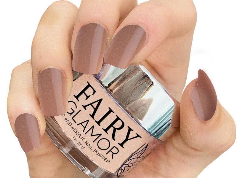 Brown-Matte-Dip-Nail-Powder-Bronze Babe-Fairy-Glamor