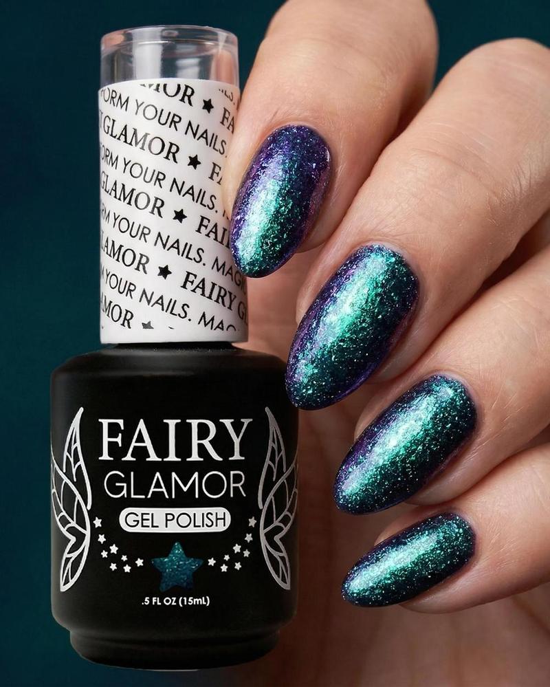 Fairy Lagoon-Magic Holo-Hema-Free-Gel-Nail-Polish-Fairy-Glamor-1