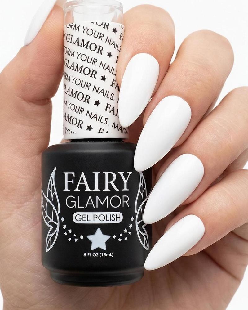 French White-Matte-Hema-Free-Gel-Nail-Polish-Fairy-Glamor-1