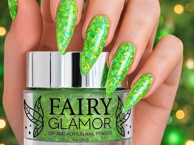 -Glitter-Dip-Nail-Powder-All Spruced Up-Fairy-Glamor