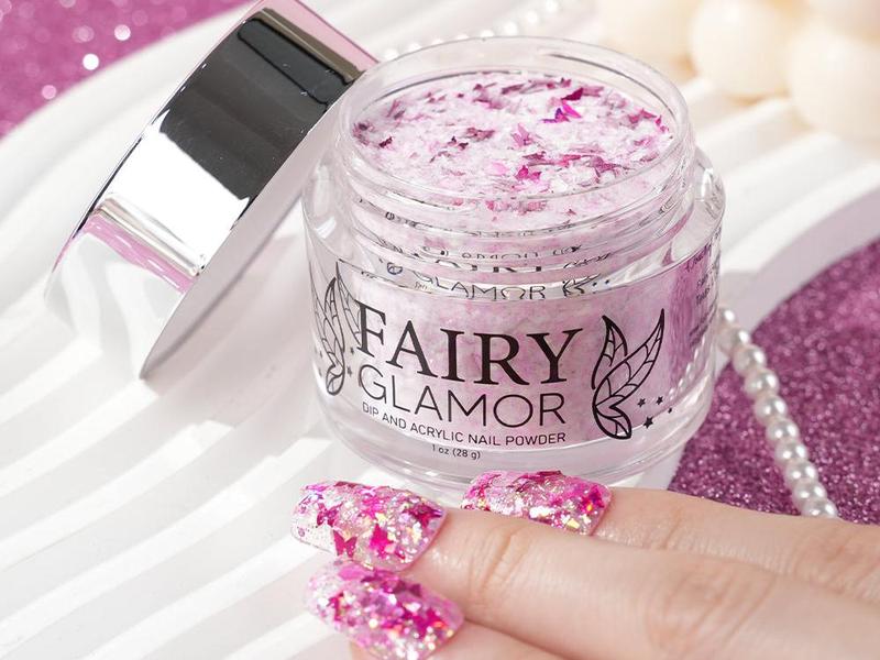-Glitter-Dip-Nail-Powder-Power in Pink-Fairy-Glamor