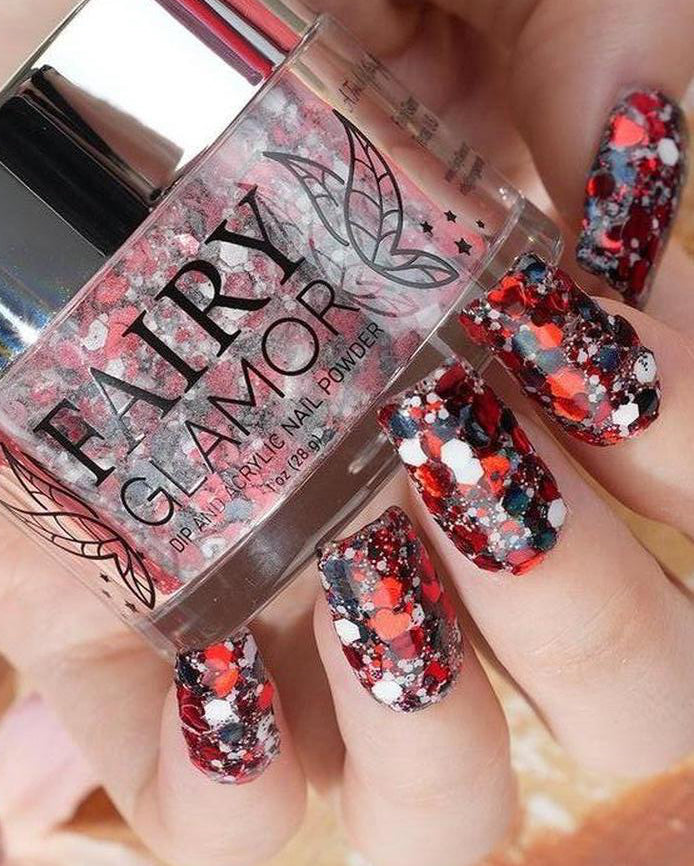 -Glitter-Dip-Nail-Powder-Queen of Hearts-Fairy-Glamor