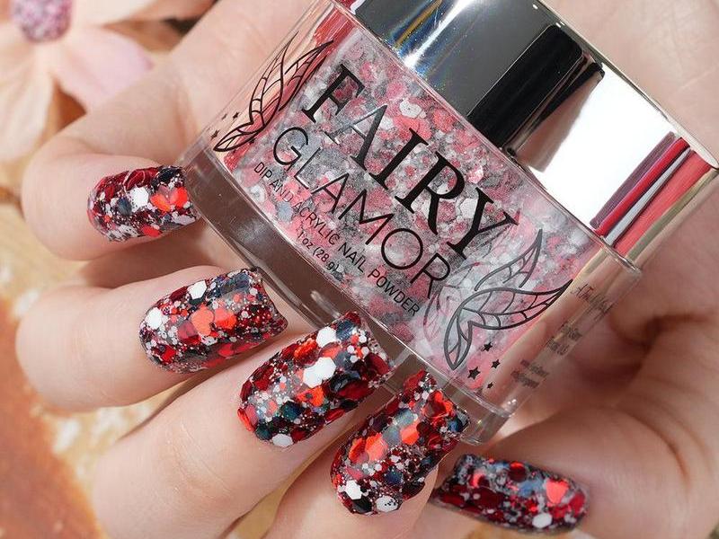 -Glitter-Dip-Nail-Powder-Queen of Hearts-Fairy-Glamor