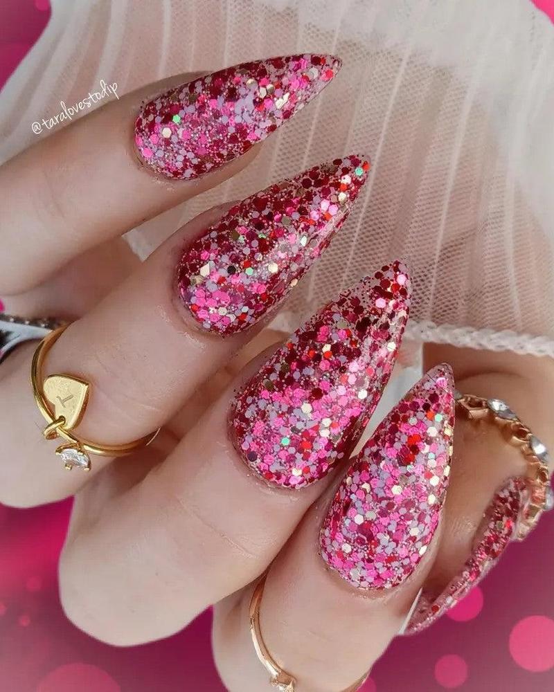 -Glitter-Dip-Nail-Powder-Strawberry Frappe-Fairy-Glamor