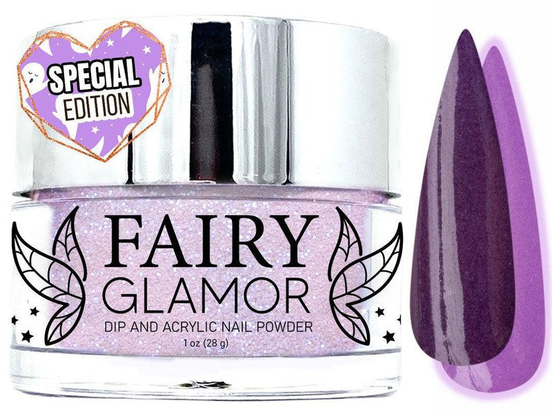 -Glow in the Dark-Dip-Nail-Powder-Black Magic (sub box)-Fairy-Glamor