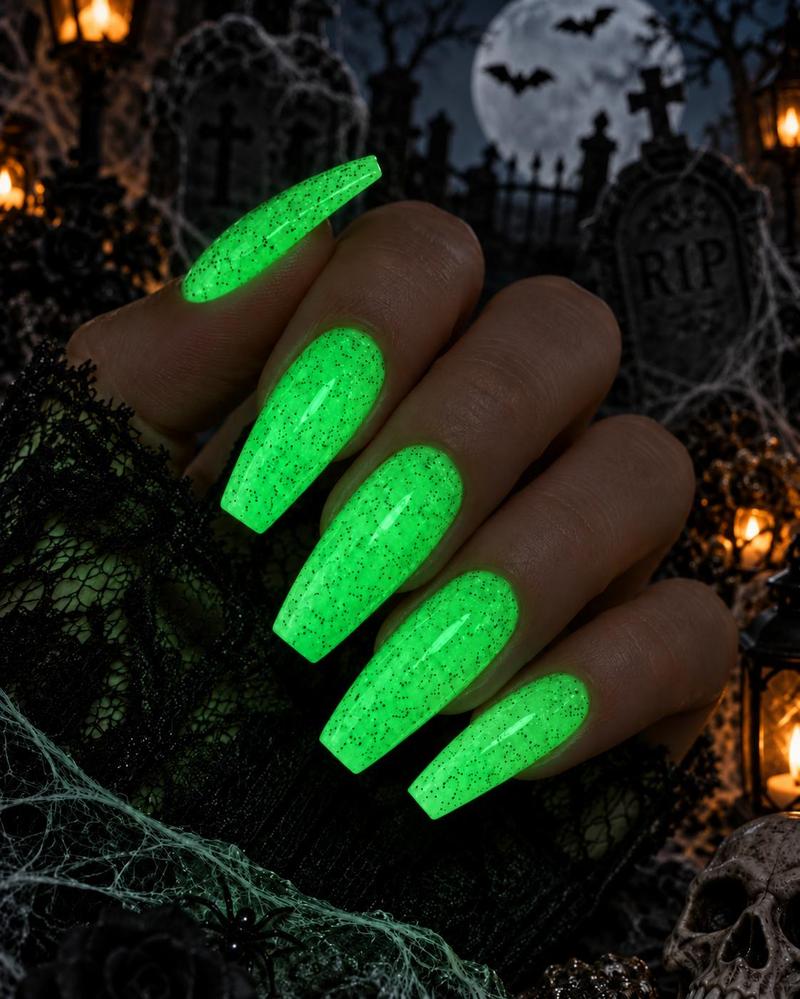 -Glow in the Dark-Dip-Nail-Powder-Crypt Kitten (Glow)-Fairy-Glamor