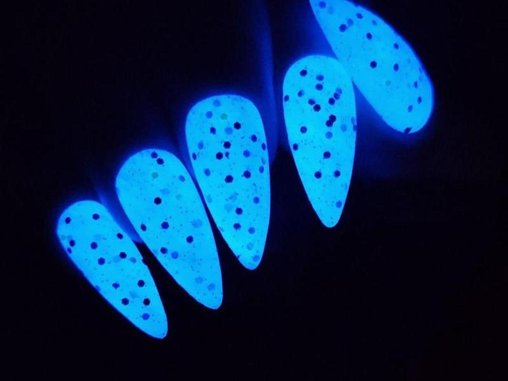 -Glow in the Dark-Dip-Nail-Powder-Happy Birthday-Fairy-Glamor