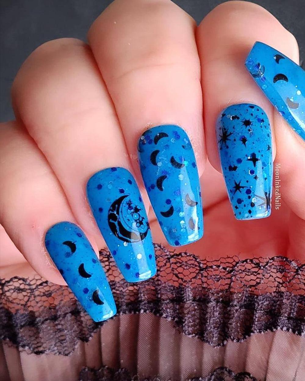 -Glow in the Dark-Dip-Nail-Powder-Lunar Eclipse-Fairy-Glamor