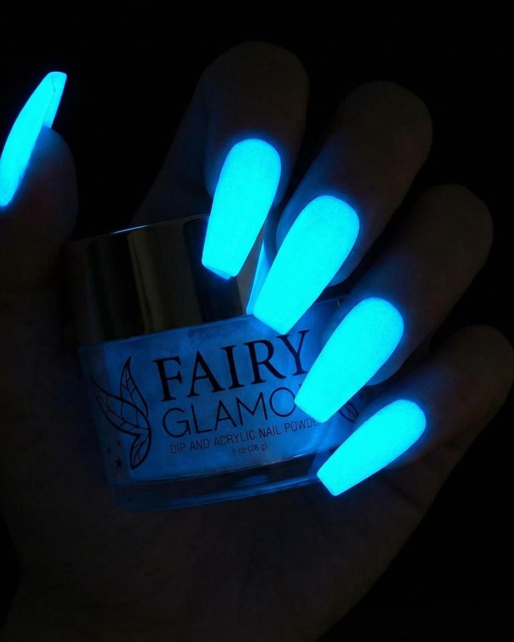 -Glow in the Dark-Dip-Nail-Powder-Mesmerize-Fairy-Glamor