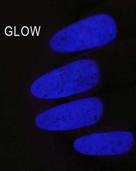 -Glow in the Dark-Dip-Nail-Powder-Threat Level Sparkle-Fairy-Glamor
