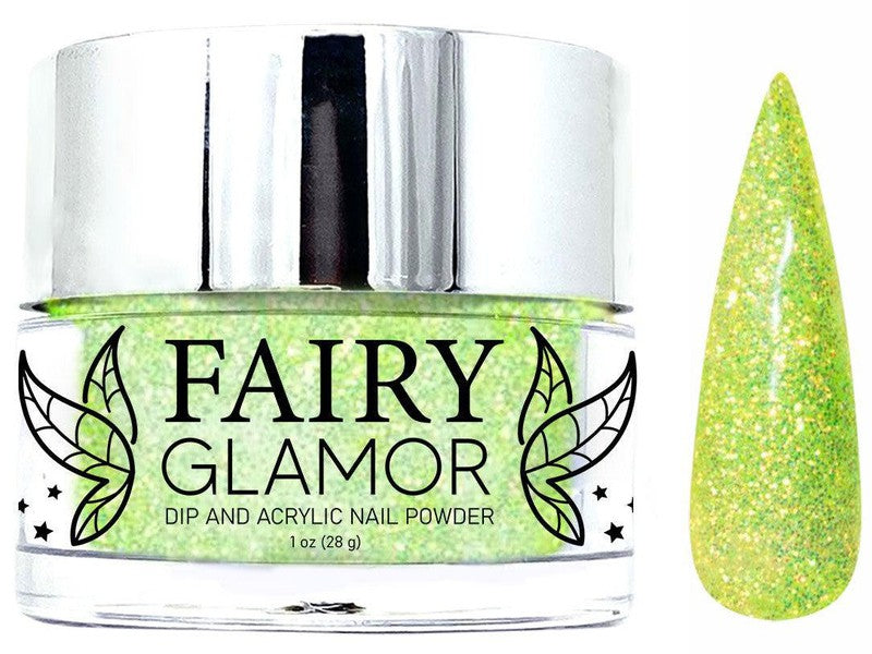 Green-Glitter-Dip-Nail-Powder-Gossamer Girl-Fairy-Glamor