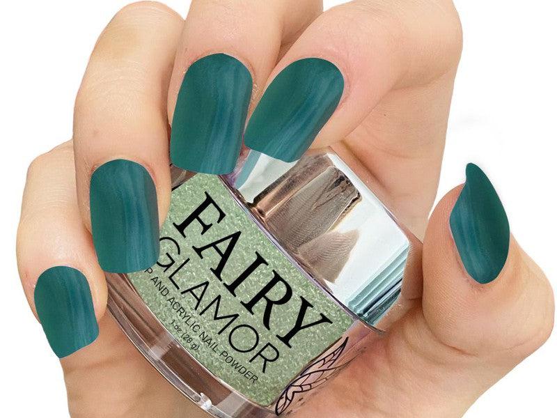 Green-Matte-Dip-Nail-Powder-Holy Night-Fairy-Glamor