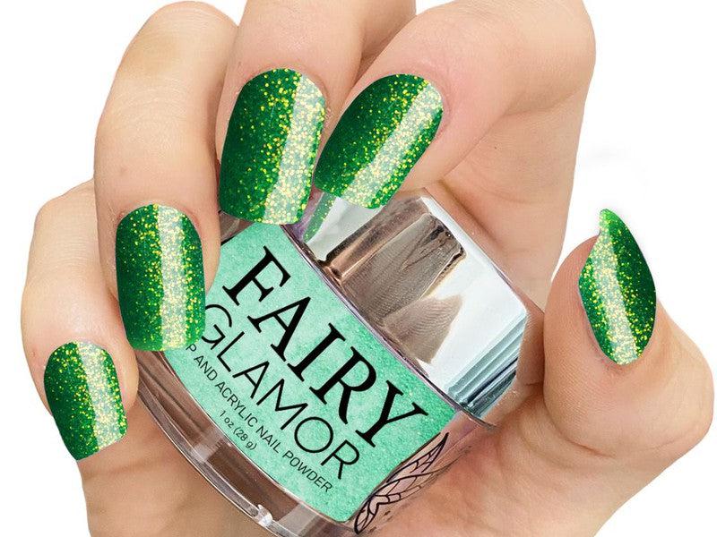 Green-Thermal (Color Changer)-Dip-Nail-Powder-Fab-boo-lous-Fairy-Glamor