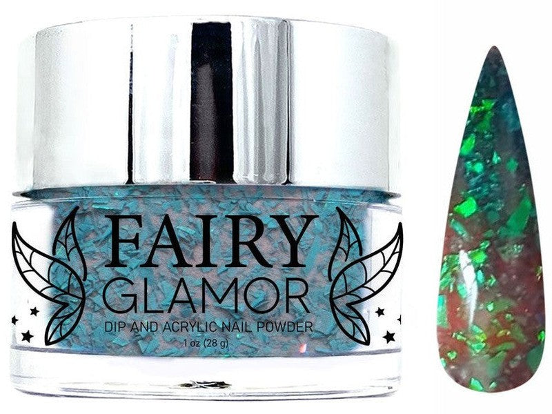 Green-Thermal (Color Changer)-Dip-Nail-Powder-Mermaid Scales-Fairy-Glamor