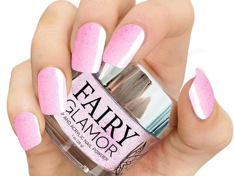 Pink-Glitter-Dip-Nail-Powder-Spellbound Secret-Fairy-Glamor