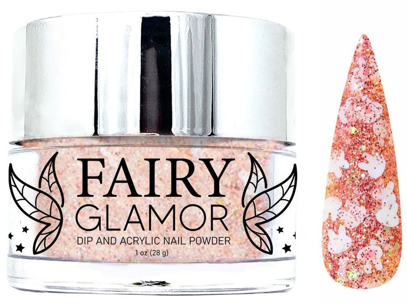 Orange-Glitter-Dip-Nail-Powder-Some Bunny Special-Fairy-Glamor