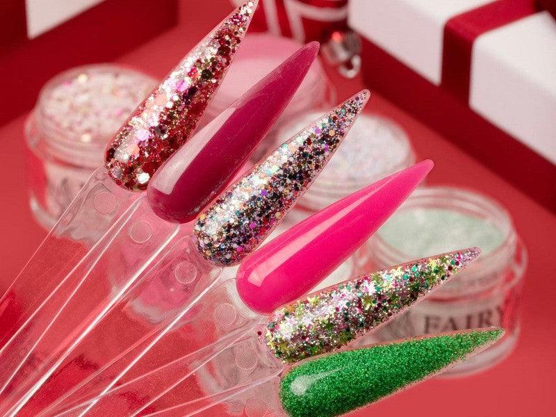 Pink-Glitter-Dip-Nail-Powder-Candy Glam-Fairy-Glamor