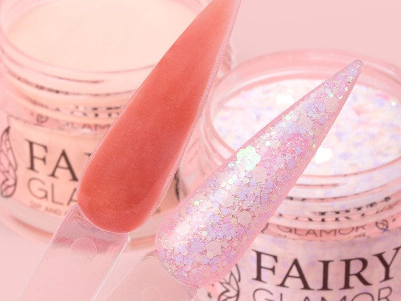 Pink-Glitter-Dip-Nail-Powder-Cherry Blossom-Fairy-Glamor