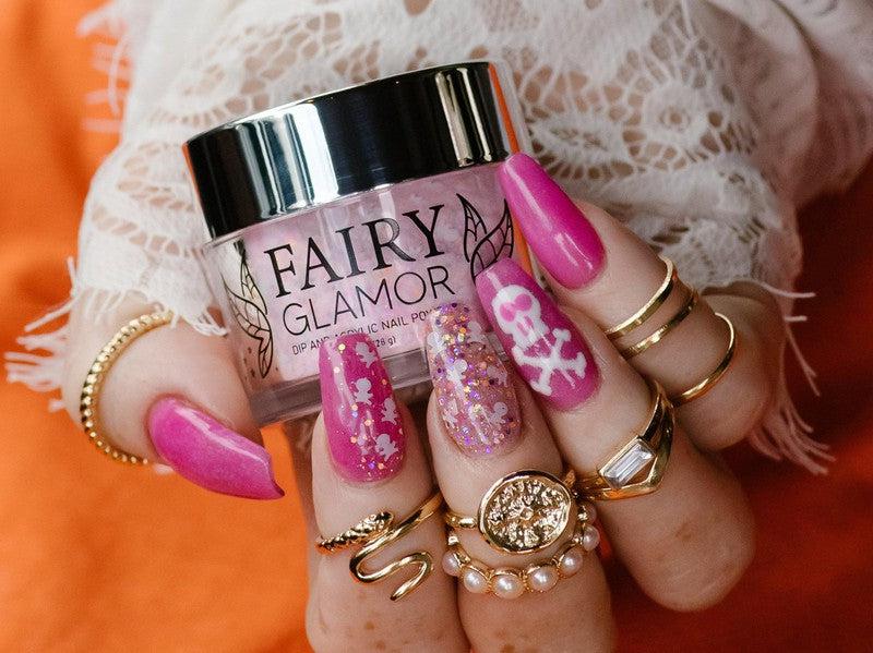 Pink-Glitter-Dip-Nail-Powder-Coven Cutie-Fairy-Glamor