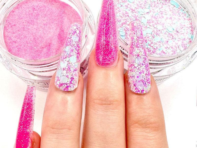 Pink-Glitter-Dip-Nail-Powder-Ice Cream Cake-Fairy-Glamor