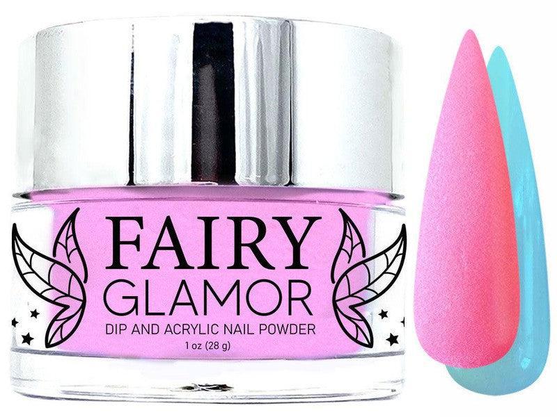 Pink-Glow in the Dark-Dip-Nail-Powder-Everlasting Nightmare-Fairy-Glamor