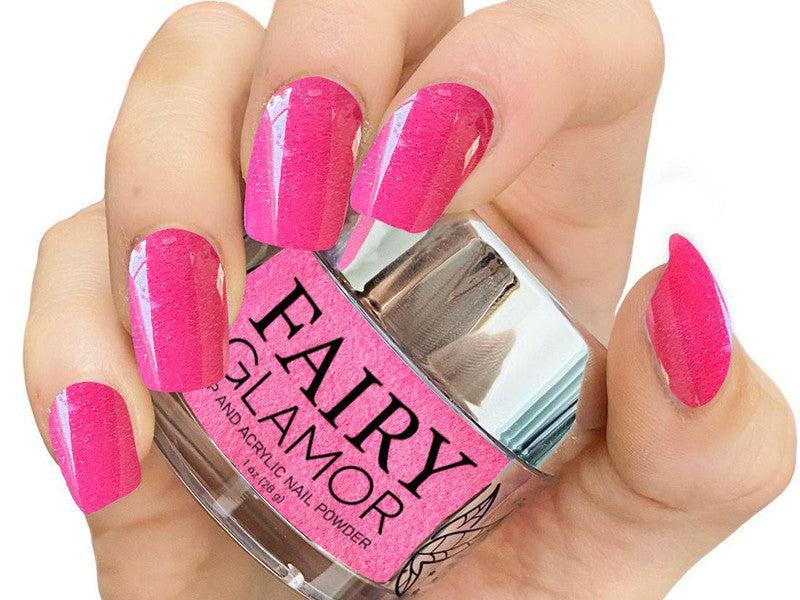 Pink-Matte-Dip-Nail-Powder-Bold and Bright-Fairy-Glamor