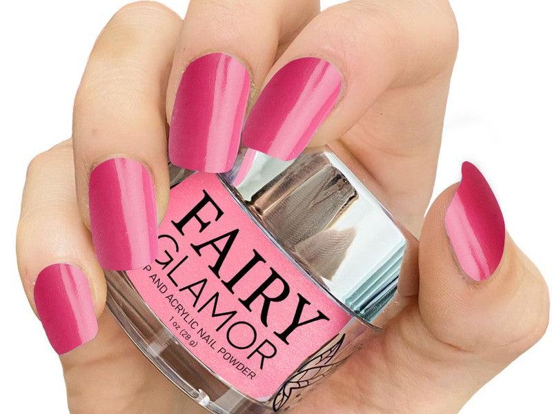 Pink-Matte-Dip-Nail-Powder-Pink Dolphin-Fairy-Glamor