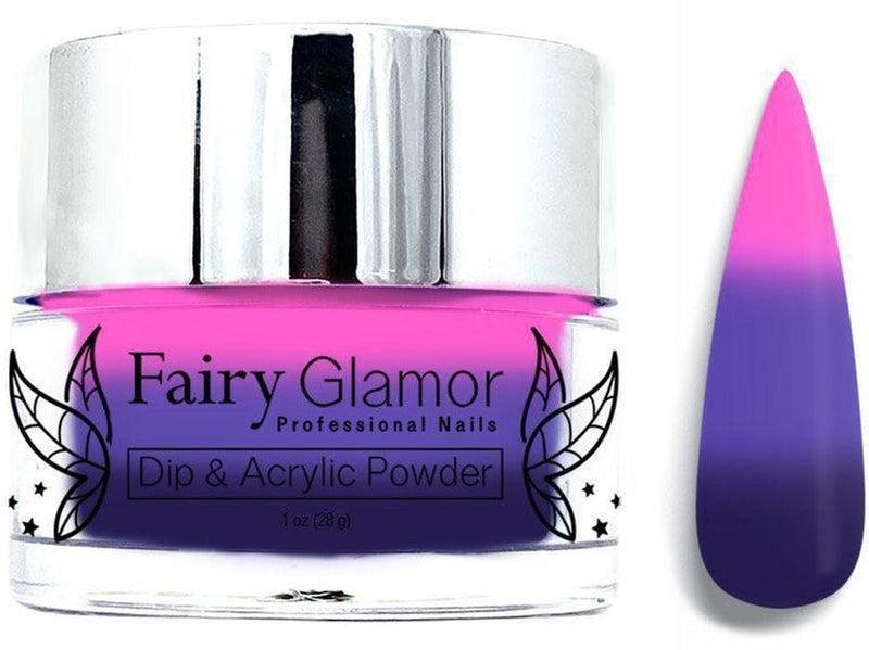 Pink-Thermal (Color Changer)-Dip-Nail-Powder-Dusk Petals-Fairy-Glamor