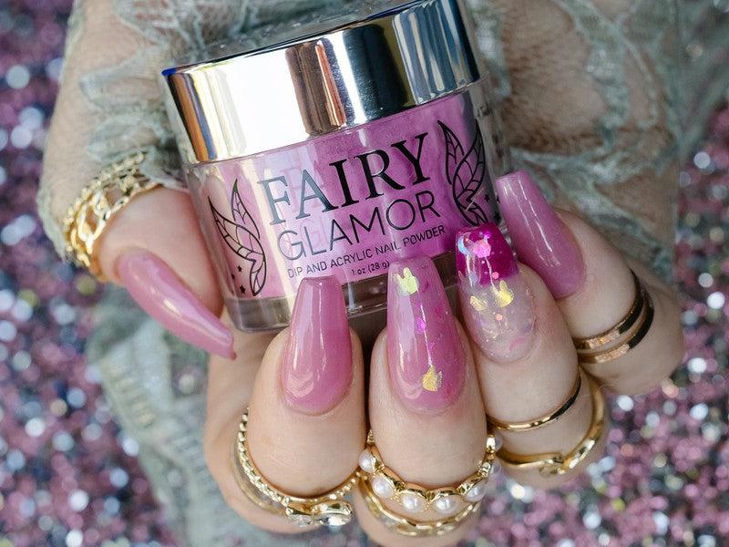 Pink-Thermal (Color Changer)-Dip-Nail-Powder-Magical Girl-Fairy-Glamor